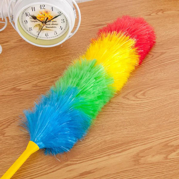 Soft Colorful Plastic Duster Brush Anti Static Household Cleaning Brush