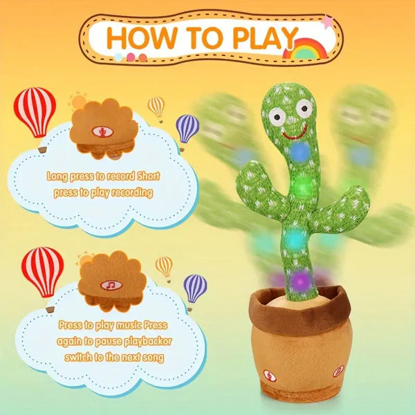 Dancing And Talking Cactus Toy