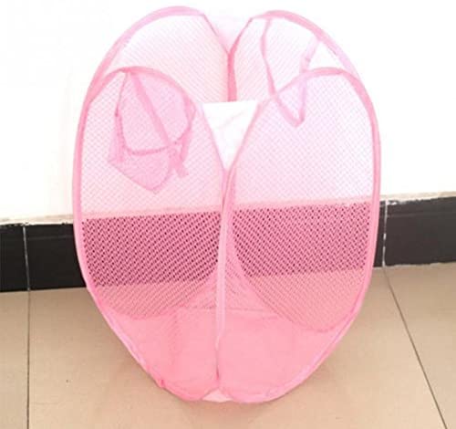 Mesh Laundry Basket Washing Garment Clothes Storage