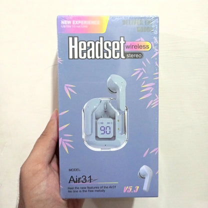 Air31 Wireless Crystal Transparent Bluetooth