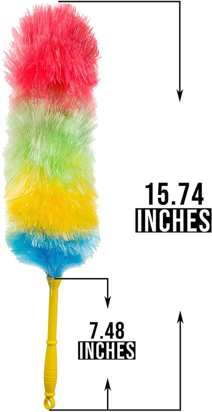 Soft Colorful Plastic Duster Brush Anti Static Household Cleaning Brush