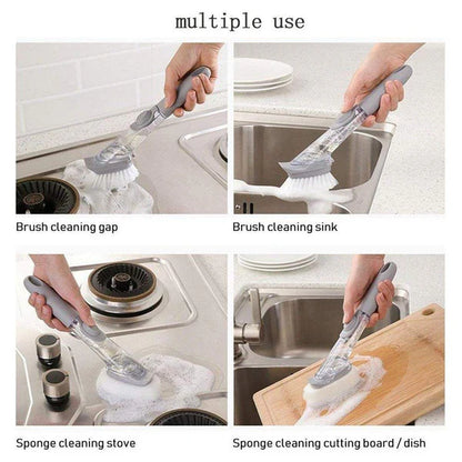 Soap Dispenser Brush Dish wand for Kitchen