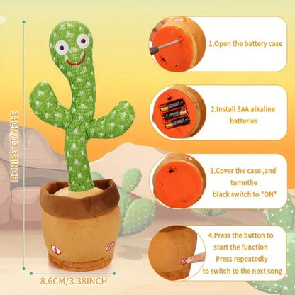 Dancing And Talking Cactus Toy