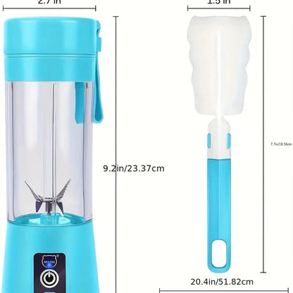 Portable Chargeable Travel Juicer Blender 6 Blade