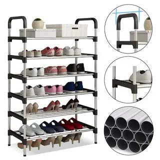 Stainless Steel Shoe Rack 5-6 Layer