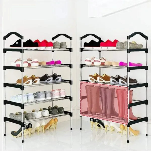 Stainless Steel Shoe Rack 5-6 Layer