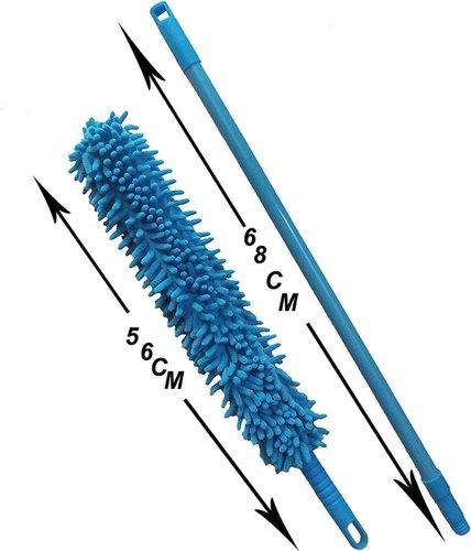 Foldable Microfiber ABS Plastic Fan Cleaning Duster Flexible Fan Mop