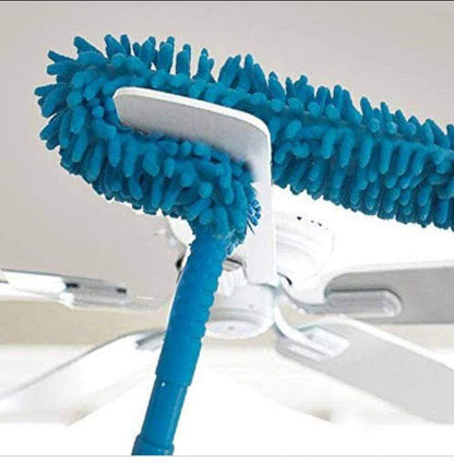 Foldable Microfiber ABS Plastic Fan Cleaning Duster Flexible Fan Mop