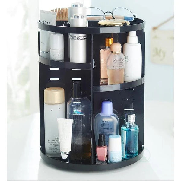 Rotation Makeup Organizer Box Jewelry Cosmetic Storage Holder