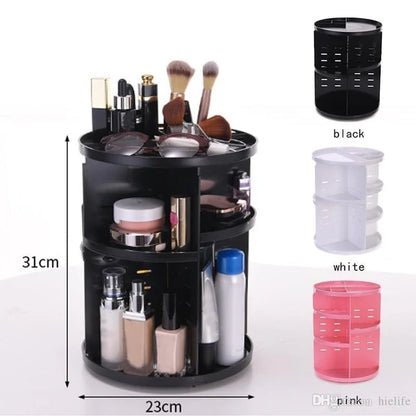 Rotation Makeup Organizer Box Jewelry Cosmetic Storage Holder