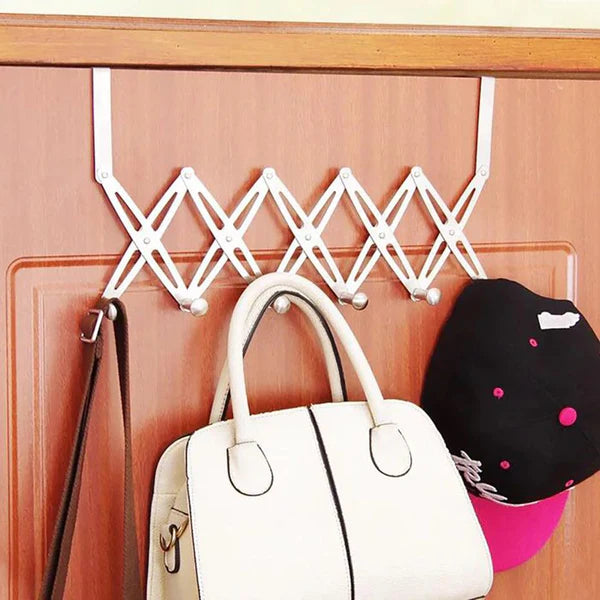 Stainless Steel Door Behind The Hook Rack, Coat Hat Storage Organizer Key Holder Wall Door Hangers Hat, Organizer